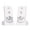 White, variant on Riousery Wireless Voice Intercom System Home Smart 2 Way Talk Doorbell for Elderly Caregivers and Disabled People, White