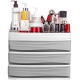 thumbnail image 1 of Maquillaje cosmético con cajón, caja de almacenamiento para encimera de baño, soporte para pintalabios Adepaton CZMR-ST34-1, 1 of 5