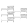 thumbnail image 2 of Plastic Mini Park Chairs Set of 10 or 100 for Craft Projects and Displays, 2 of 12