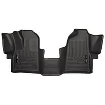 Husky Liners by RealTruck Weatherbeater Floor Mats Fits 2015-2021 Ford Transit 150/250/350/350HD w/Carpet Flooring Front Row, 2-pc Black-18771