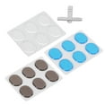 thumbnail image 3 of Amortiguadores de tambor de silicona, 3 hojas de silicona, almohadillas silenciosas para tambor, silenciadores de batería de alta capacidad, 3 of 8