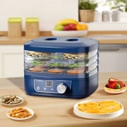 HIBIBUD Freeze Dryer Machine for Home for Candy&Snacks,Freeze Dried Machine for Candy,with Adjustable Temperature&24H Timer,Food Dehydrator Machine for Candy,Mini Food Dryer (Blue,220V)