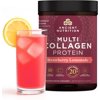 Ancient Nutrition Hydrolyzed Collagen Peptides Powder with Probiotics, Strawberry Lemonade Multi Collagen Protein for Women and Men with Vitamin C, 45 Servings, Supports Skin and Nails, Gut Health