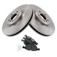 thumbnail image 2 of TRQ Brake Pad & Rotor Kit Semi-Metallic Fits 2011-2017 BMW X5 2008-2017 X6, 2 of 5