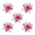 thumbnail image 2 of Fiudx Flores Navideñas, Decoración Brillante para Árbol de Navidad, Elegante Adorno para Coronas, Accesorio para Caja de Regalo, Uso En Interiores y Exteriores, Ideal para Celebraciones Navideñas, In, 2 of 6