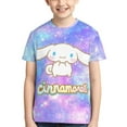 thumbnail image 5 of Sanrio Cinnamoroll Kids T-Shirt 3d Printed Graphic T-Shirts Boys And Girls Short Sleeve Shirts For Youth Kids X-Small, 5 of 6