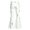 P10-White, variant on Ulitacool Teen Pants For Girl 11-12 Years Elastic Waist Stylish Flutter Flat Fit With Flared Trousers Leg Back To School Trousers Wear White