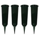 thumbnail image 1 of Black Duck Brand Juego de 4 jarrones de cementerio verdes - 9.75"x3"" Incluye estaca - Verde para mezclar con césped, 1 of 1