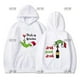 thumbnail image 3 of 2023 Feliz Navidad Verde Peludo Grinch Sudadera con gráfico Fiesta de Navidad Cálida Sudadera con capucha de manga larga para hombres y mujeres, 3 of 3