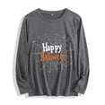 thumbnail image 2 of Cmfcve Halloween Shirts for Women Vintage Printed Sports Sweatshirt Crew Neck Long Sleeve Pullover Undershirts, 2 of 7