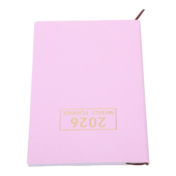 TABLZONE 2026 Weekly Planner Notebook with PU Cover, Compact Calendar Organizer for Daily Scheduling, Notes, and Time Management