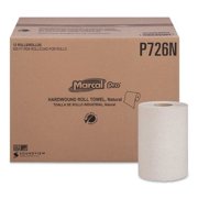Hardwound Roll Paper Towels 1-Ply, 7 7/8" x 600ft, 12 Rolls/Pack,12 Pack/Carton