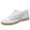 White, variant on Fesfesfes Women Walking Shoes Round Toe Lightweight Shoes Flower Lace Breathable Bandage Comfy Flat Shoes Casual Shoes 37(6)