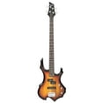 thumbnail image 4 of Glarry 4 String Electric Bass Guitar Kit with SS Pickups and Amp Sunset Color, 4 of 9