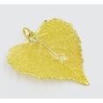 thumbnail image 5 of Real Leaf PENDANT with Chain COTTONWOOD Dipped in 24K Yellow Gold Necklace, 5 of 5