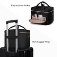 thumbnail image 4 of Bolsa de maquillaje de viaje Prokva con 2 bolsas y separadores ajustables, 4 of 7