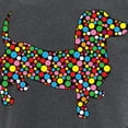 thumbnail image 4 of CafePress - Dachshund Polka Dots Long Sleeve Dark T Shirt - Long Sleeve Dark T-Shirt, 4 of 5