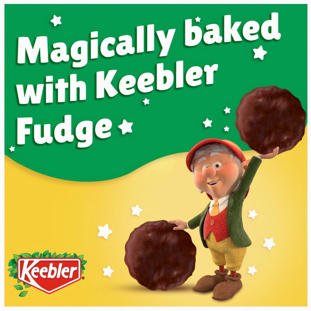 Keebler Fudge Mint Delights, Mint Cookies Dunked in Keebler Fudge, 10 oz (Pack of 8)