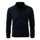 thumbnail image 1 of Blusa y camisa de manga larga con cuello vuelto para hombre, informal, de moda, con media cremallera y bolsillo., 1 of 7