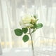 thumbnail image 5 of Rama de flor falsa Bearachild decoración de flores artificiales 6 piezas color Leche blanca, 5 of 6