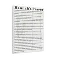 thumbnail image 4 of Scripture Walls Hannah's Prayer 1 Samuel 2:1–10 White Bible Verse Canvas Christian Wall Art Ready to Hang Unframed, 4 of 12