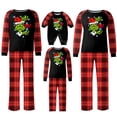 thumbnail image 1 of Pijamas navideños a juego Grinch - TKing Fashion 2024 Nuevos conjuntos de pijamas navideños familiares a juego Grinch, pijamas navideños navideños para parejas, adultos y niños, 3 Años, 1 of 4