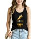 thumbnail image 2 of Women's Football Graphic Tank Tops, Women's Sleeveless Running Tank Top, Breathable Lightweight Sports Vest for Workout, Gym, Yoga, Training for Soccer Tournament 2026 Black Size: S, 2 of 5