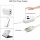 thumbnail image 3 of Tira LED de 1m con detector de movimiento. Luz blanca 6500K, resistente al agua IP65, batería recargable USB. Tira LED autoadhesiva para dormitorios, salones, cocinas, armarios y decoración esquí esquí Gafas de esquí, 3 of 4