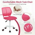 thumbnail image 5 of Homy Casa Kids & Teens Desk Chair with Adjustable Height and 360 Degree Swivel, Pink, 5 of 10
