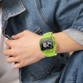 thumbnail image 4 of SMAEL Multiple Colors Square Digital Sports Watch Waterproof Silicone Wrist Watch for Men, 4 of 6