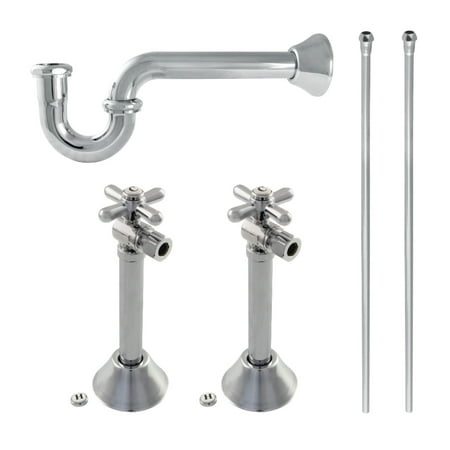Kingston Brass KPK801 Trimscape Traditional Plumbing Supply Kit Combo, Polished Chrome