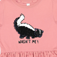 thumbnail image 4 of Inktastic Animals Cute Skunk Wasn't Me Girls Toddler Dress, 4 of 5