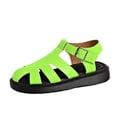 thumbnail image 2 of DIVVce Woven Platform Gladiator Sandals For Women Open Toe Adjustable Buckle Comfort Footwear, 2 of 8