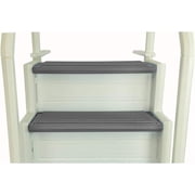 Confer Plastics Swimming Pool Steps Deck Mount Bracket, White