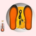 thumbnail image 2 of Yinanstore Semelles Chauffantes USB Réutilisables Lavables à Couper pour Hommes et Femmes Hiver Chasse Ski Pêche Randonnée - Noir, 35-39, 2 of 7