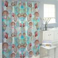 thumbnail image 1 of Betsy Drake SH094 Multi Shells Shower Curtain, 1 of 4