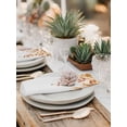 thumbnail image 6 of Cloth Napkins Set of 6 - 20x20 Inches, Orange Eucalyptus Leaves Washable Reusable Table Napkins, Spring Floral Summer Botanical Soft & Absortbent Dining Napkin for Party Wedding Hotel Restaurant, 6 of 8