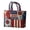 A, variant on 250 Years United State Reversible Quilted Tote Bag, Women Shoulder Purse with Inner Pocket, Quilted Cotton Handprinted Reversible Large Multicolor Tote Bag