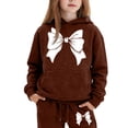 thumbnail image 2 of MuXiKeJi Clothes Baby Girl Clothes Letter Print Long Sleeve Fashion Sweatshirt Pullover Tops + Joggers Pants Winter Sweatsuit Clothing for Girl, 2 of 4