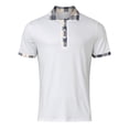 thumbnail image 4 of Sngxgn Mens Short Sleeve Regular Fit Polo(White,XXXXL), 4 of 4