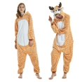 thumbnail image 2 of Pijamas de franela con dibujos de dinosaurios, pijamas de animales, pijamas de pareja, ropa de hogar para hombres y mujeres, 2 of 6