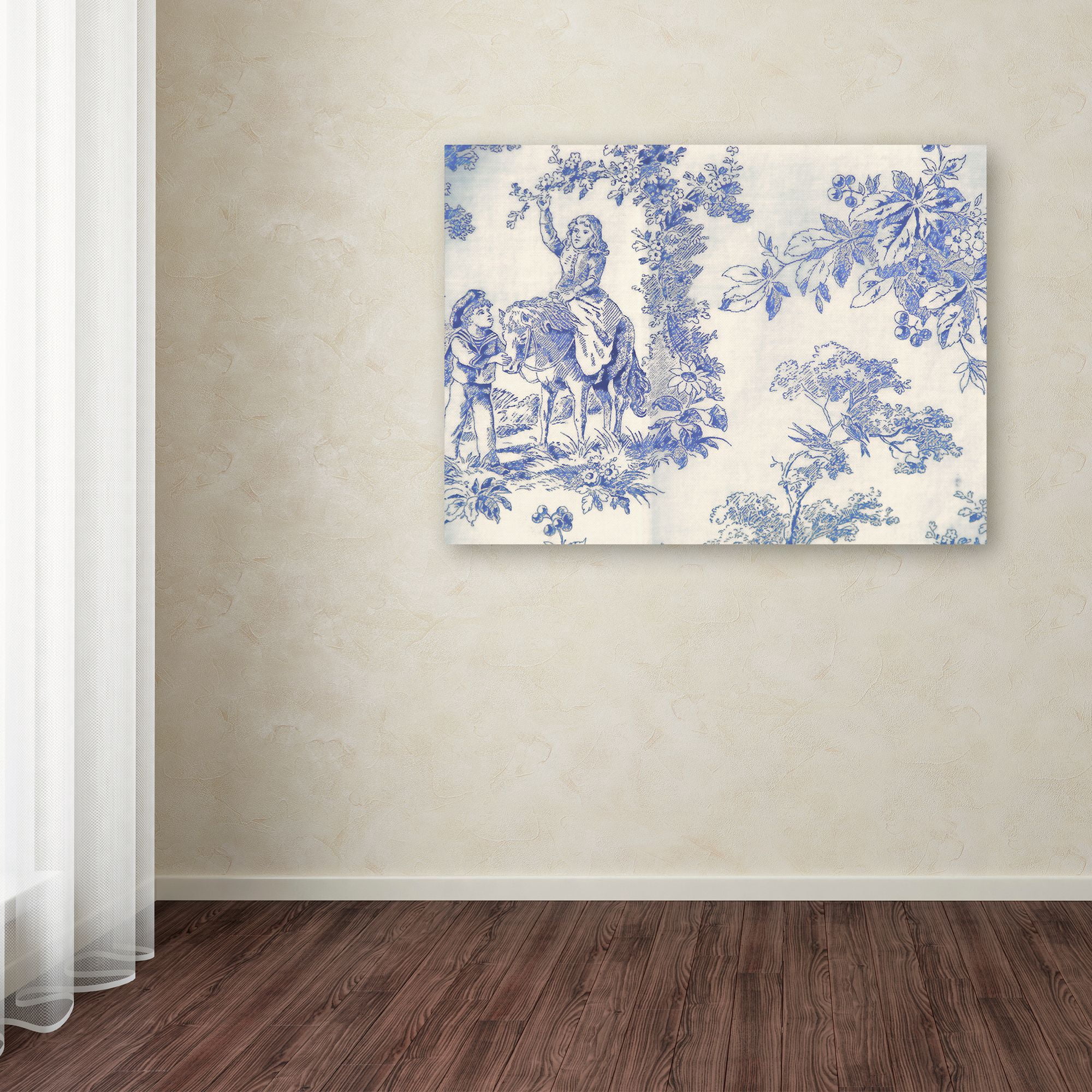 Trademark Fine Art 'Toile Fabrics VI' Canvas Art by Color Bakery