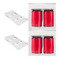 thumbnail image 2 of 2-pack fridge stacking can dispenser, hanging soda organizer, adjustable can dispenser for refrigerator, 2 of 5