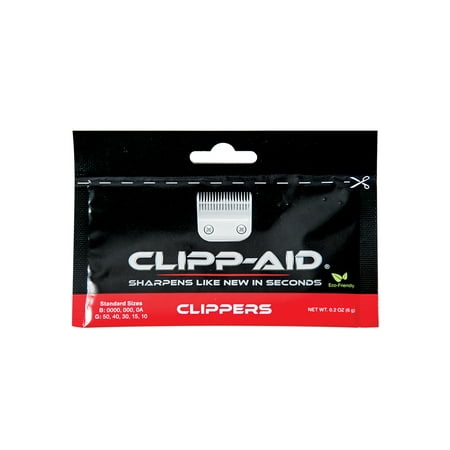 Barber Clipp-Aid Clipper Blade Sharpen Crystals Red Sachet 0.2oz (Best Barber Clippers 2019)