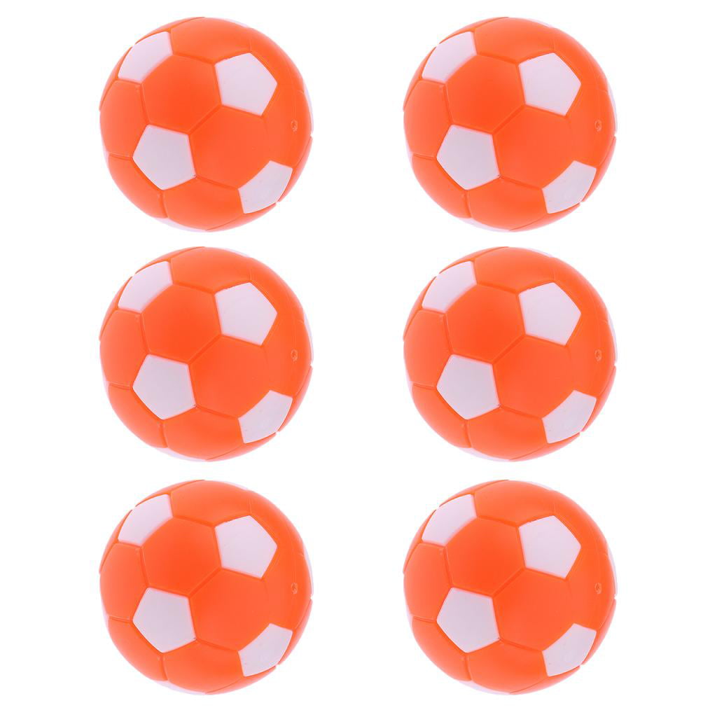 6pcs 36mm Plastic Table Soccer Ball Football Foosball Fussball Machine Parts 