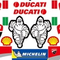 thumbnail image 2 of Waterproof Vinyl Sticker, Ducati Logo, For Ducati Multistrada V4 1200 V4s Monster, 2 of 4