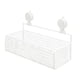 thumbnail image 4 of Estante de ducha colgante, organizador de baño, simple, multiusos, sin taladro, con ventosa Blanco L, 4 of 8