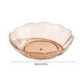 thumbnail image 3 of Plastic Fruit Plate Rose Gold Plastic Fruit Plate, 20cm Square Snack Dish for Coffee Table, Candy, and Home Decor Rkxzt, 3 of 9