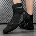 thumbnail image 6 of SKIUHS Men's High-Top Boxing Shoes - Adjustable Strap, Non-Slip Sole & Ankle Support for Boxing Training & Matches, 6 of 8