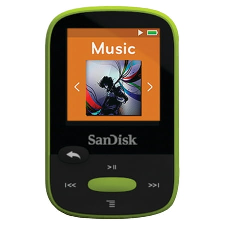 8GB SanDisk Clip Sport MP3 Player - Lime